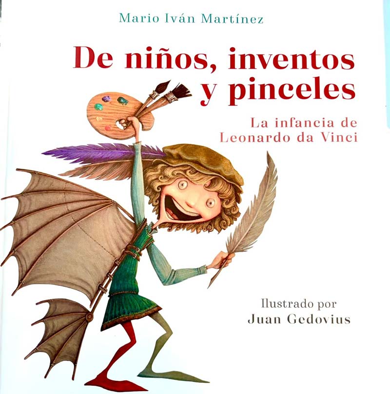 Mario Iván Martínez amplía su colección con un nuevo libro dedicado a la infancia de Leonardo da Vinci