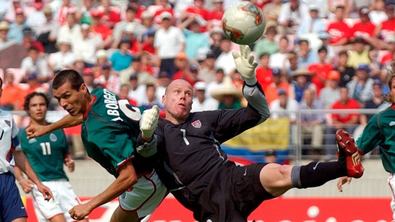 Durante el mundial del 2002 México y USA se disputaron los octavos de final, con un marcador adverso de 2-0 al tri