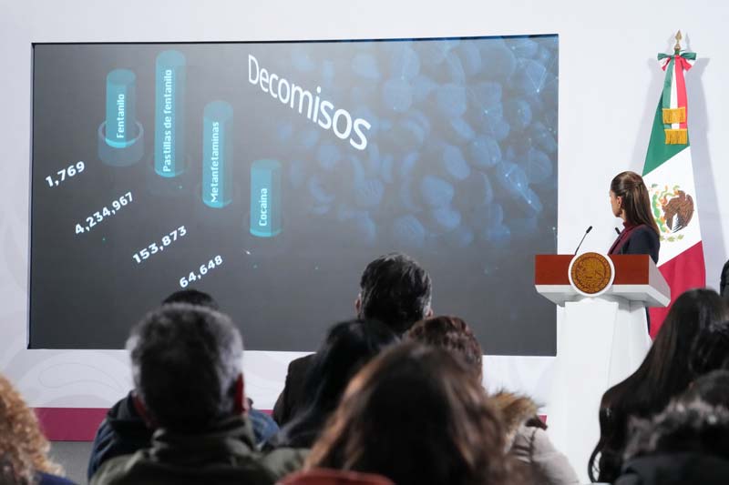 Sheinbaum reporta baja histórica: homicidios dolosos caen 37% en un año