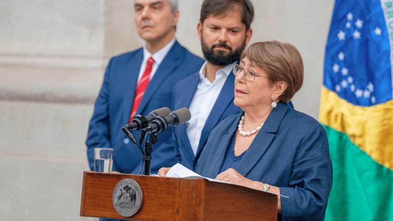 Bachelet entra a la carrera por la ONU con respaldo de Chile, México y Brasil