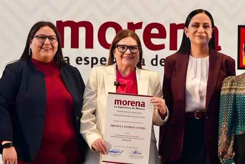 Imelda Castro encabeza la estructura de Morena en Sinaloa