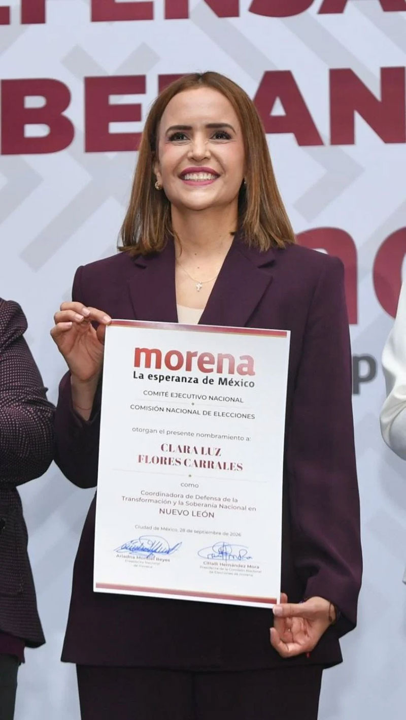 Clara Luz Flores Carrales.