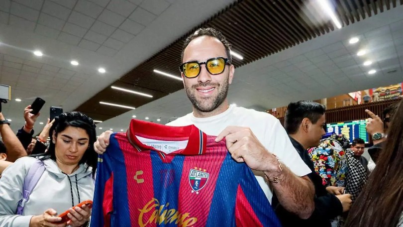 David Ospina llegando a la capital