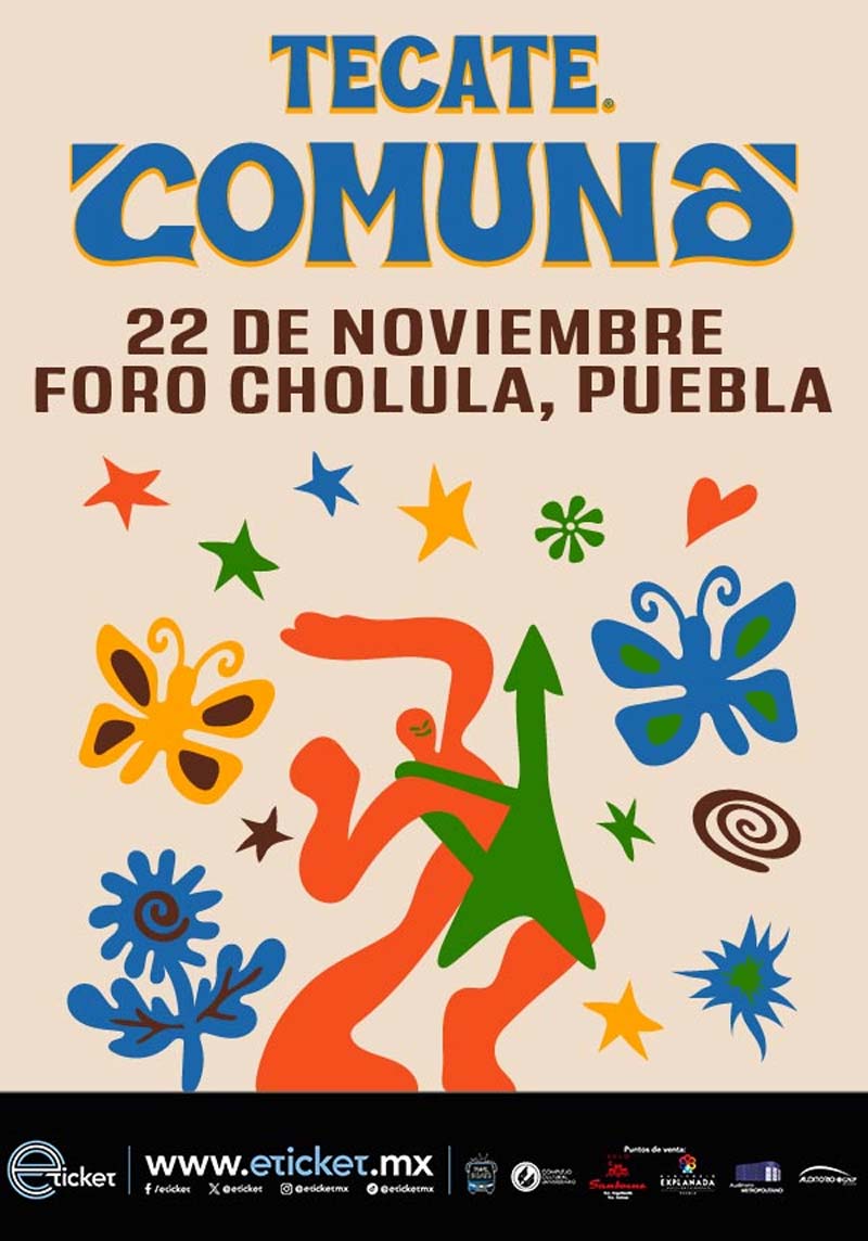 Panteón Rococó presenta “Sonoro” en Puebla durante el Tecate Comuna 2025