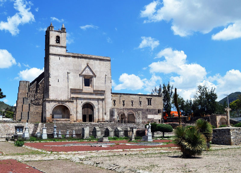 El exconvento de San Andrés Apóstol, en Epazoyucan, es una joya arquitectónica del siglo XVI.