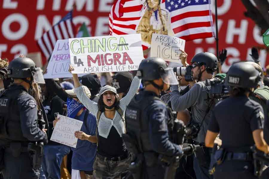 Manifestaciones en Los Ángeles: enfrentamientos con la Guardia Nacional