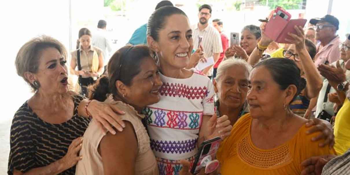 Con brigadas médicas, Sheinbaum atiende a damnificados en Acapulco tras Otis