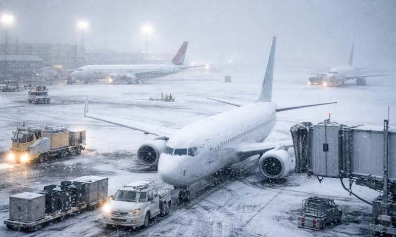 Tormenta invernal paraliza EE. UU. con apagones y miles de vuelos cancelados