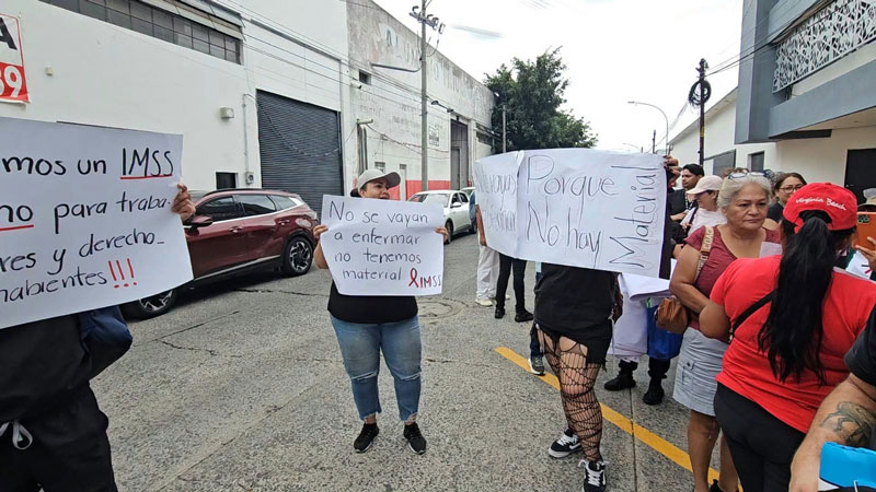 Personal médico y de enfermería del IMSS denunció falta de medicamentos, insumos y trabajadores en distintas unidades del Seguro Social.