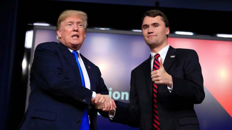 Arrestan al presunto responsable del asesinato de Charlie Kirk, afirma Trump