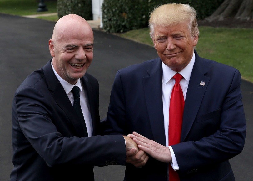 El presidente de la FIFA siempre ha mostrado una relación cercana al presidente de U.S.A.
