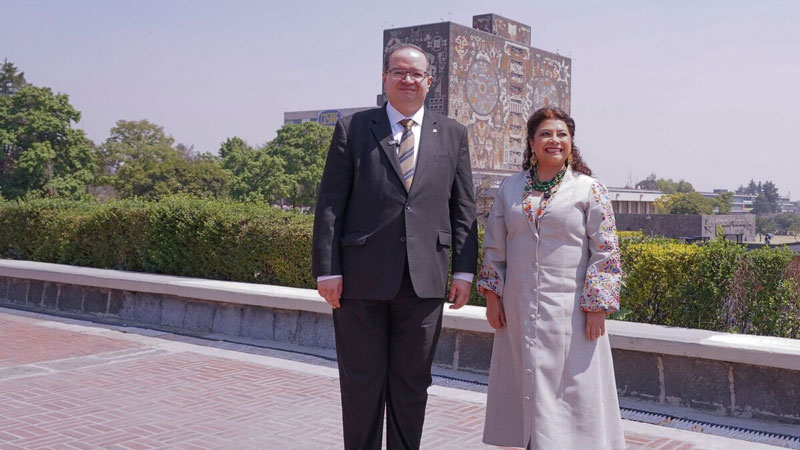 Clara Brugada y Leonardo Lomelí acordaron la construcción y operación del nuevo campus de la UNAM en CDMX.