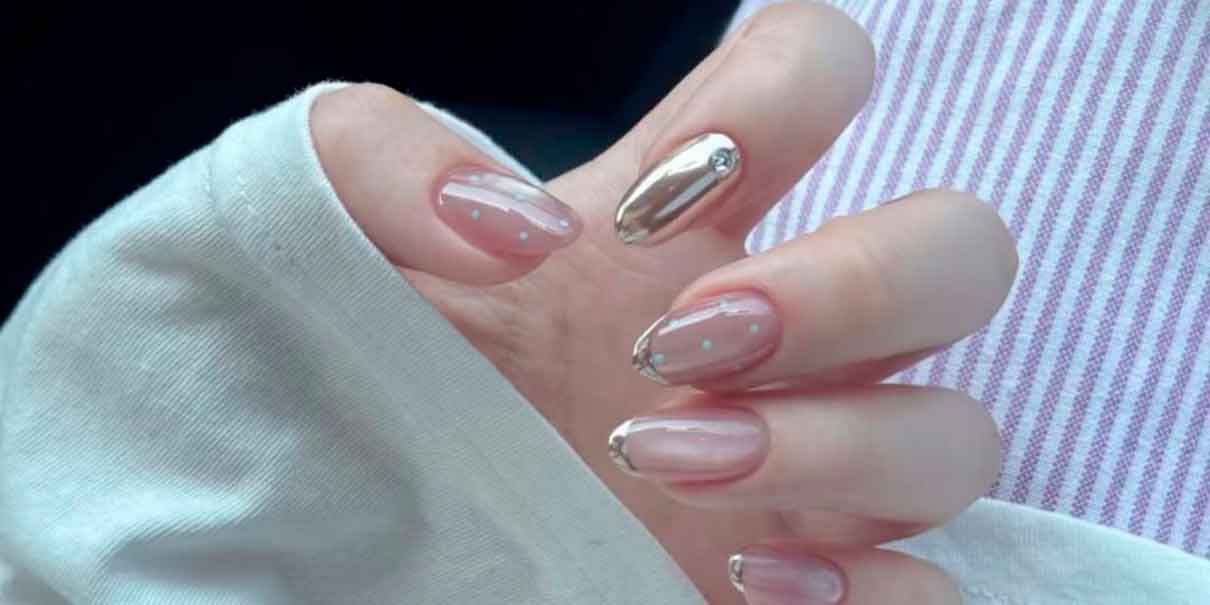 Uñas con brillos