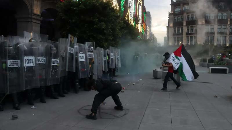 2 de octubre: Protesta pacífica termina en actos vandálicos