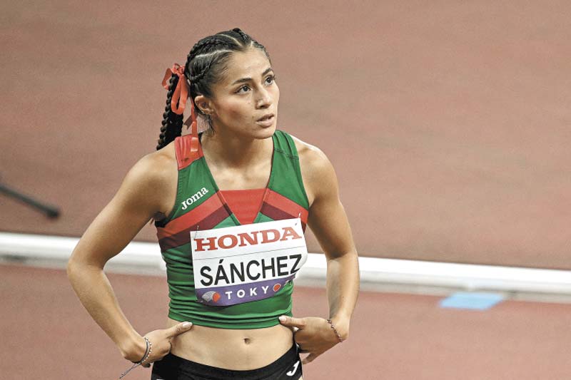 Velocista mexicana Miriam Sánchez marca historia en el Mundial de Atletismo