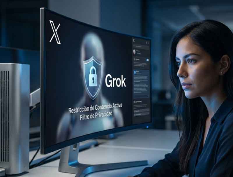 X admite fallas y restringe Grok tras polémica por desnudos falsos