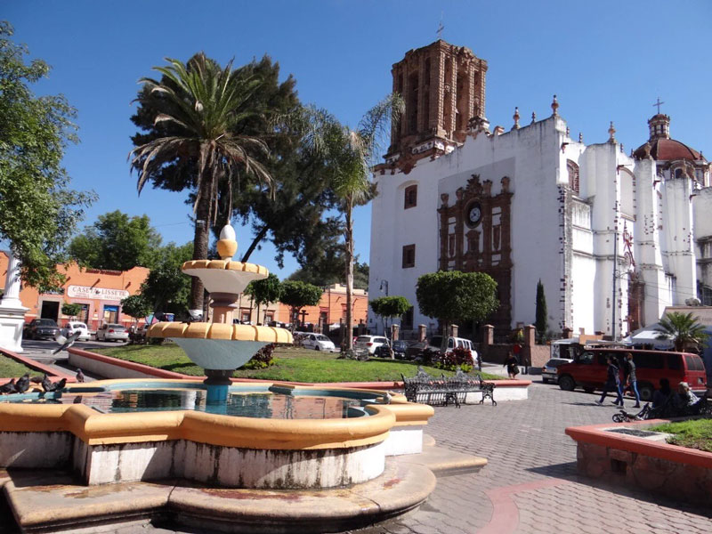 Zócalo de Zimapán, Hidalgo.