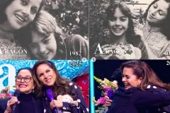 VIDEO. Reencuentro conmovedor entre Lucero y Angélica Aragón tras 43 años del estreno de Chispita 