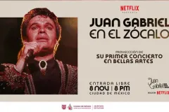 Netflix proyectará en el Zócalo el legendario concierto de Juan Gabriel en Bellas Artes
