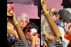 VIDEO. Momento viral. Belinda se roba el show en Guadalajara: pide una selfie a fan que llamó “guapo”
