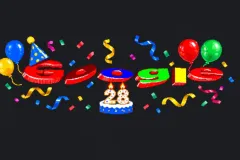 Google celebra 28 años de historia con un doodle nostálgico