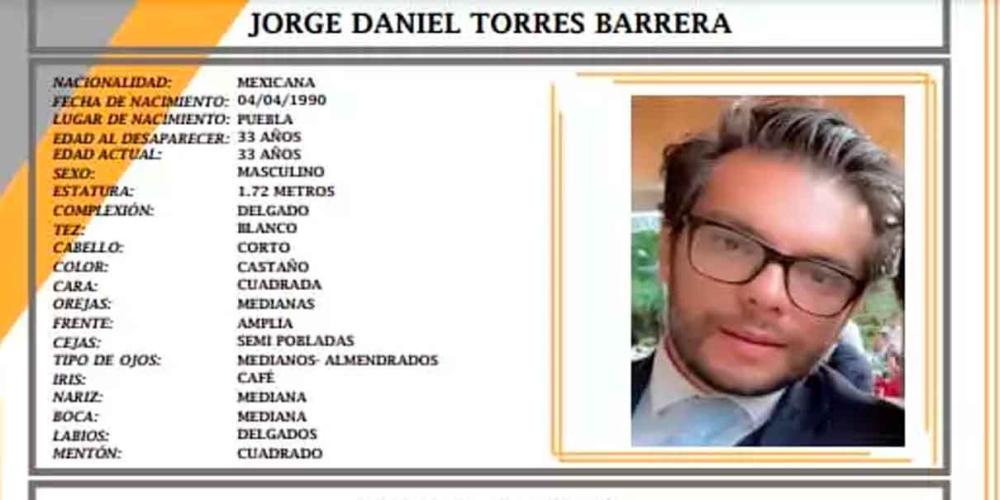 Él es Jorge Daniel Torres desaparecido en Puebla; estas son sus características