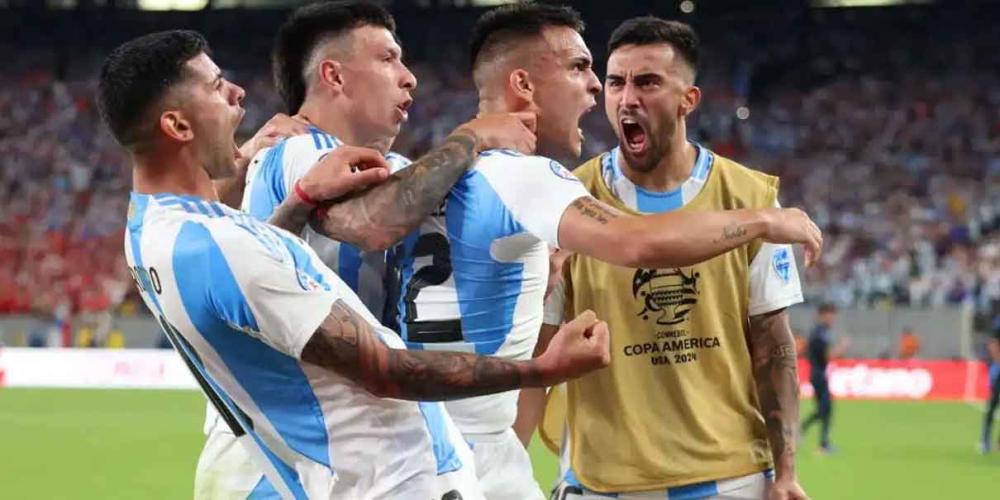 Argentina le ganó a Chile y es el primer clasificado a cuartos de la Copa América 2024