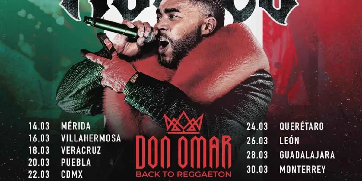 Don Omar llega con su gira “Back to reggaetón” retomando sus grandes éxitos 
