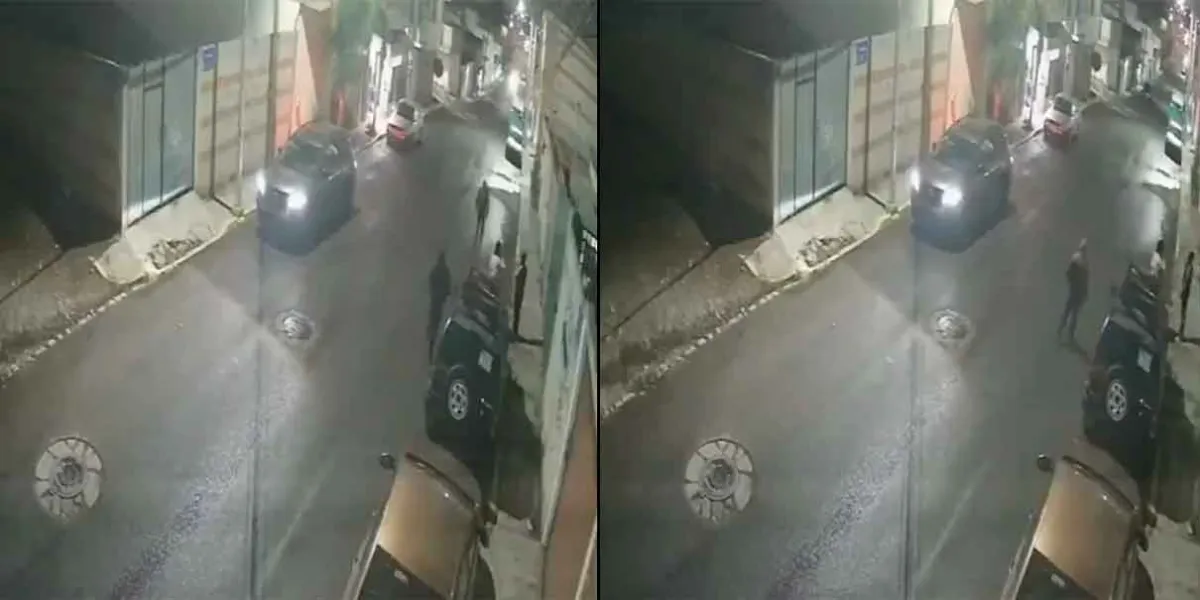 VIDEO capta presunto secuestro exprés de mujer en Granjas de San Isidro, Puebla