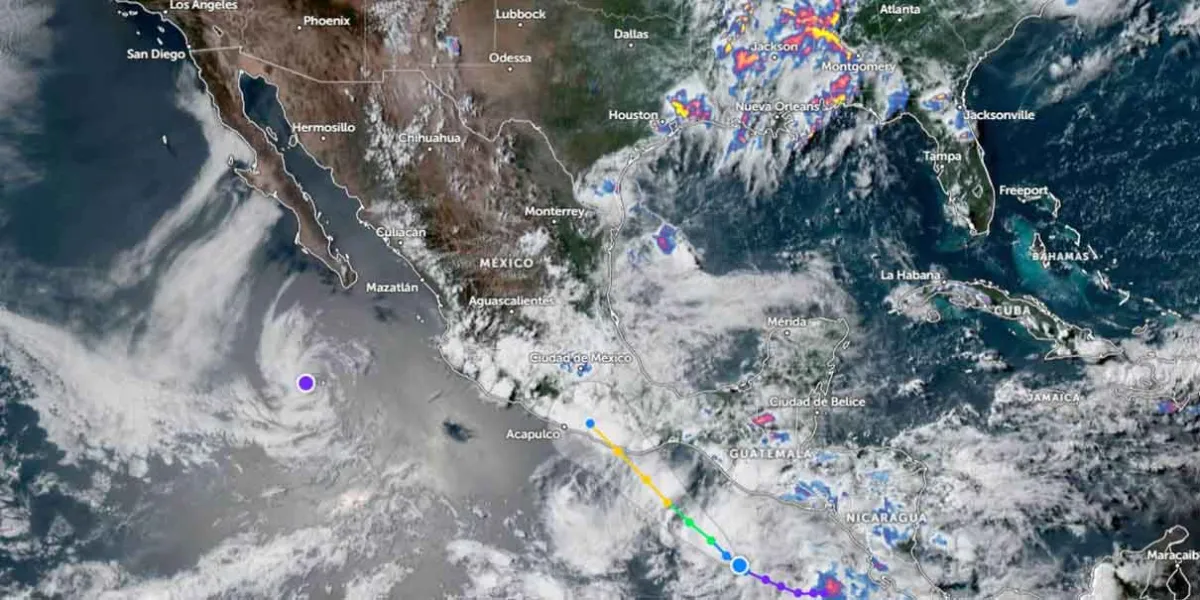 Erick amenaza el sur de México con lluvias intensas fuertes vientos y alto oleaje