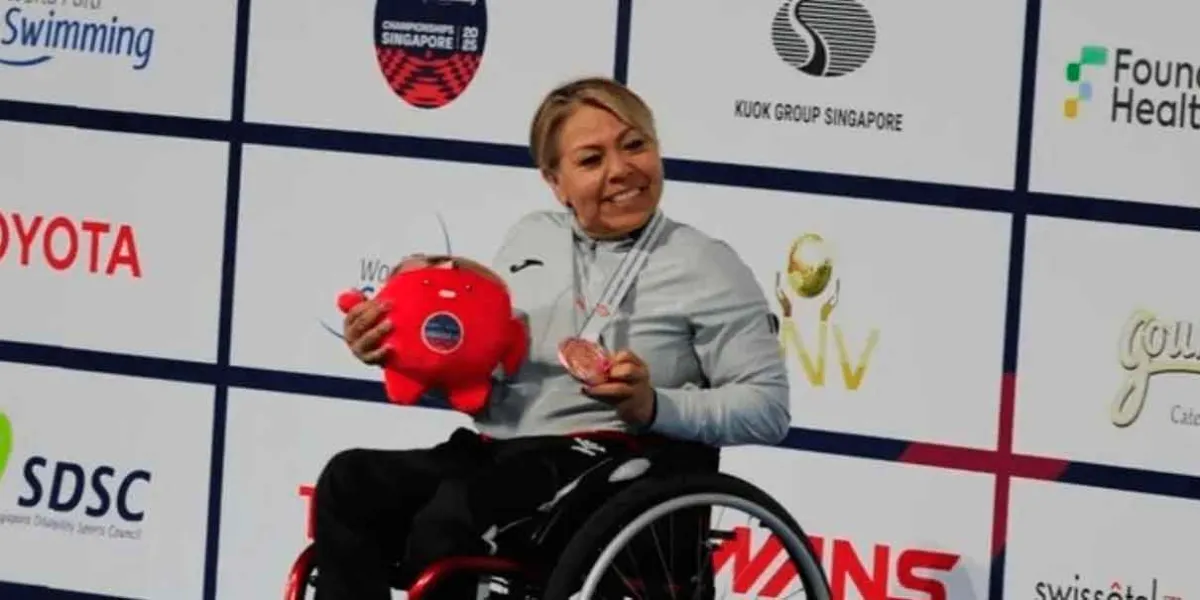 México suma dos bronces en el Mundial de Para Natación Singapur 2025