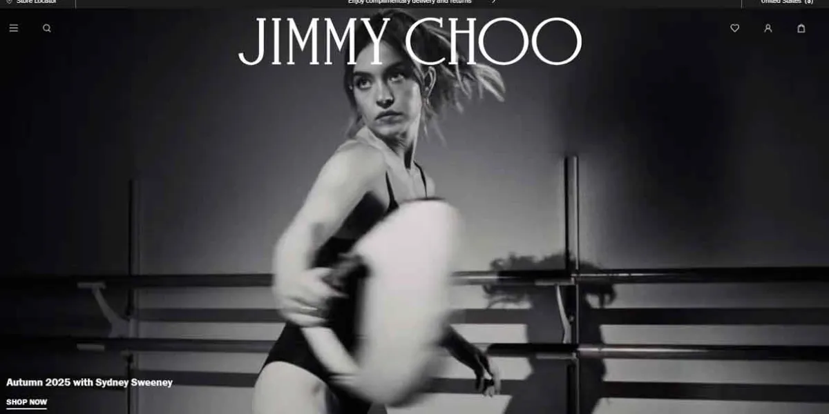 Sydney Sweeney, nueva embajadora de Jimmy Choo, enfrenta críticas por campaña Otoño 2025