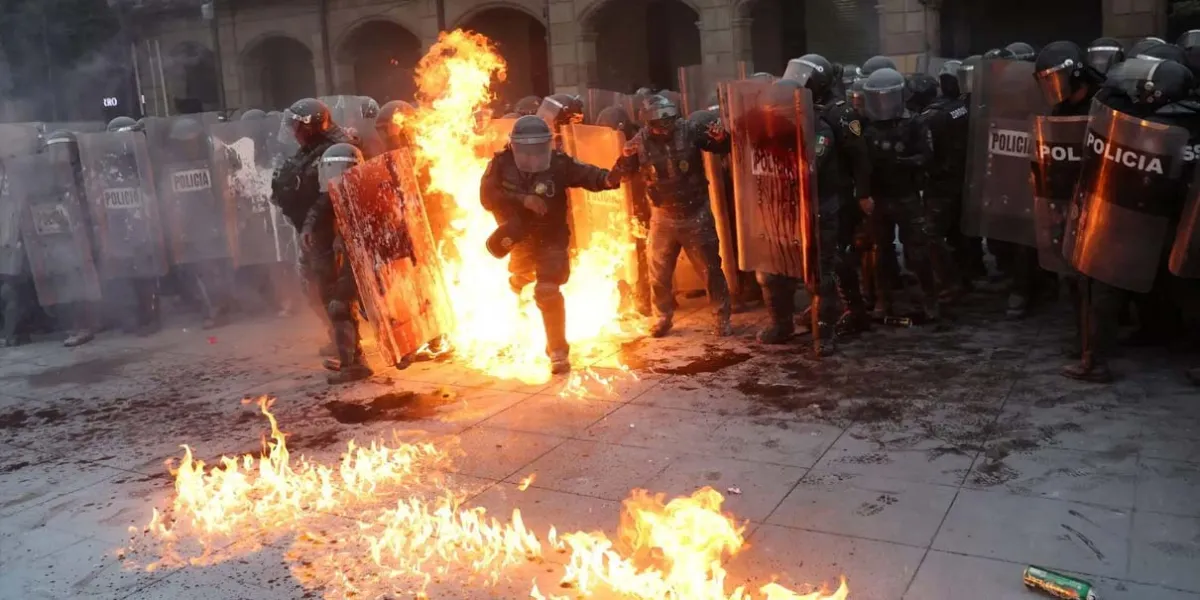 2 de octubre: Protesta pacífica termina en actos vandálicos