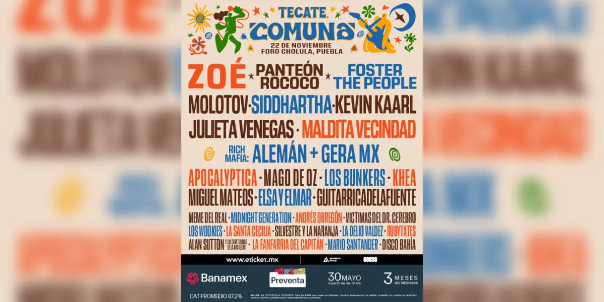 Tecate Comuna 2025: Line Up y detalles que debes saber