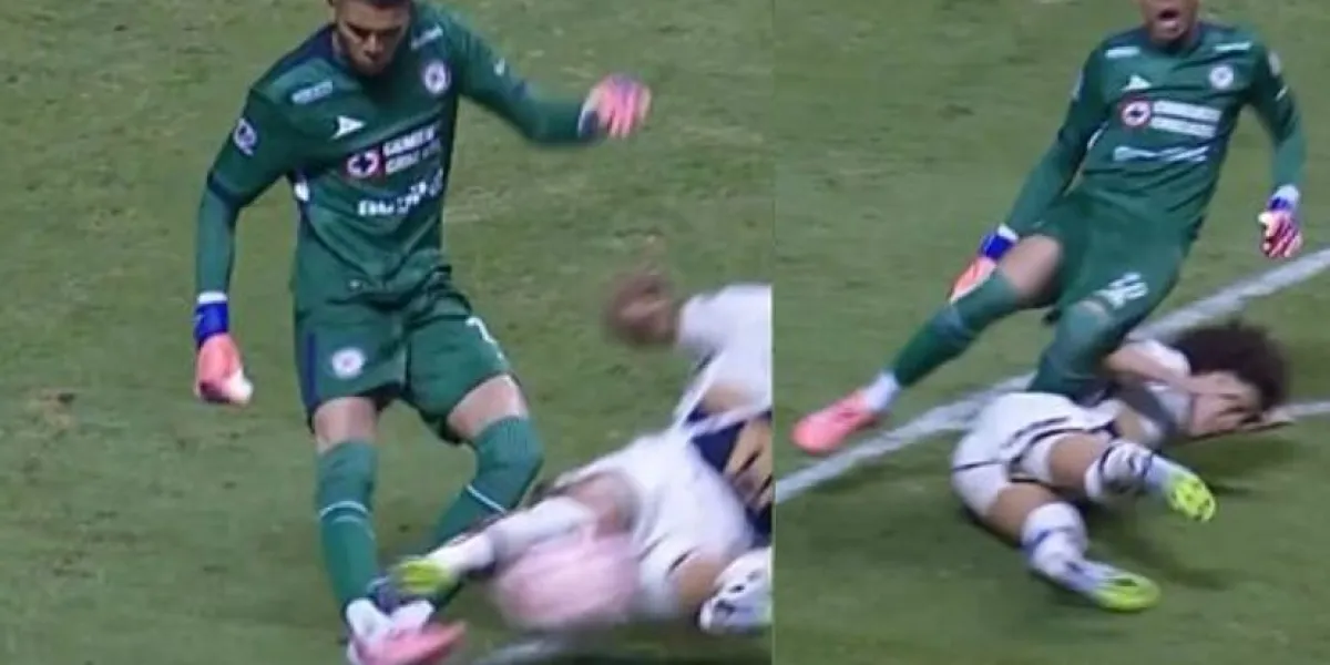 Kevin Mier sufre fractura de tibia tras barrida de Carrasquilla; Cruz Azul pide inhabilitación