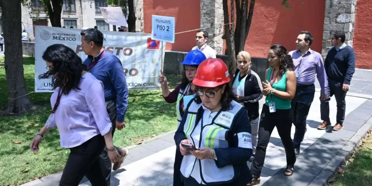 Sismo de 5.7 activa protocolos de seguridad; Sheinbaum reporta saldo blanco preliminar