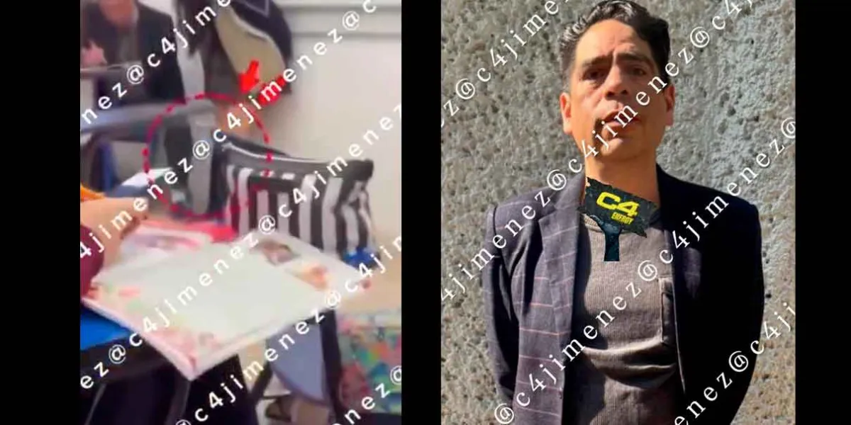 VIDEO. Detienen a profesor en CDMX por grabar bajo la falda a alumnas en preparatoria