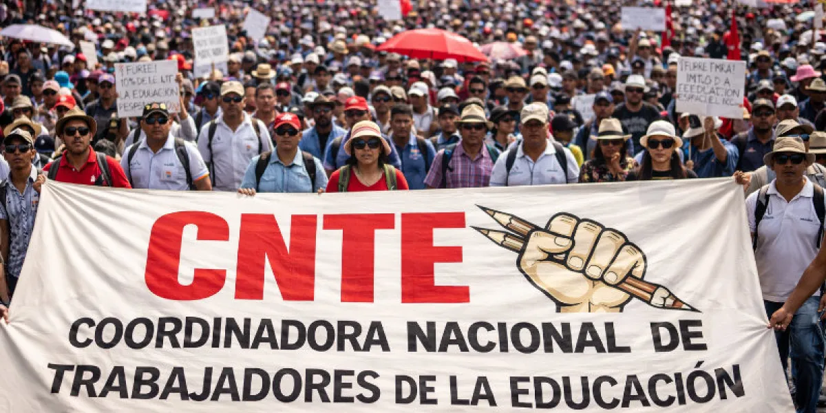 La CNTE anuncia huelga nacional y suspensión de clases a partir de junio