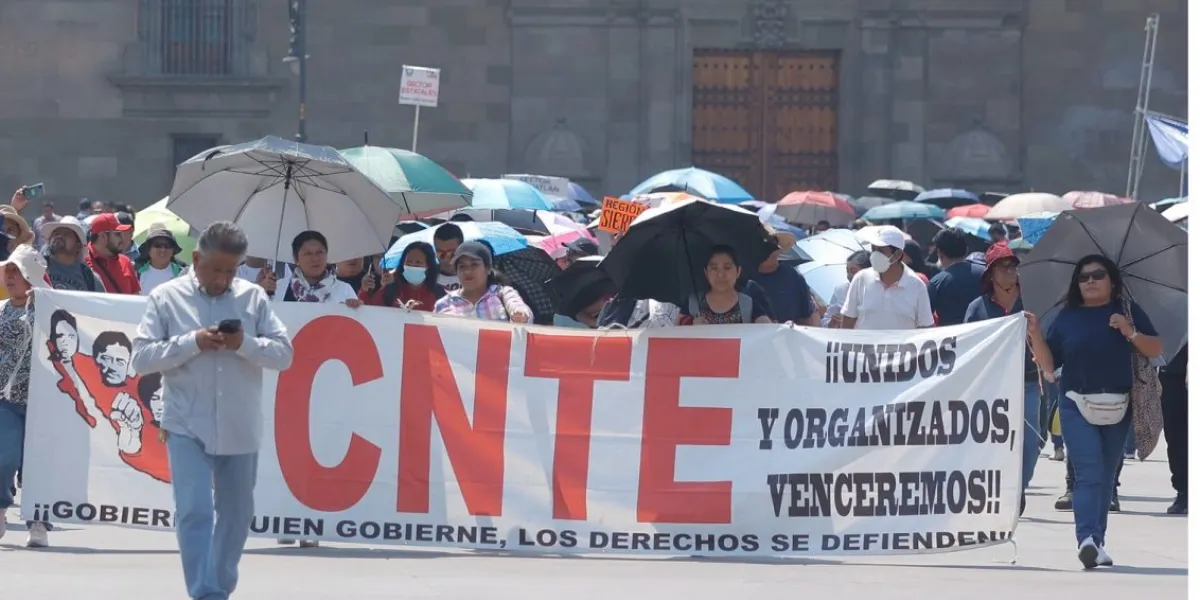 La Sección 22 de Oaxaca adelanta el paro y llega este lunes a la CDMX
