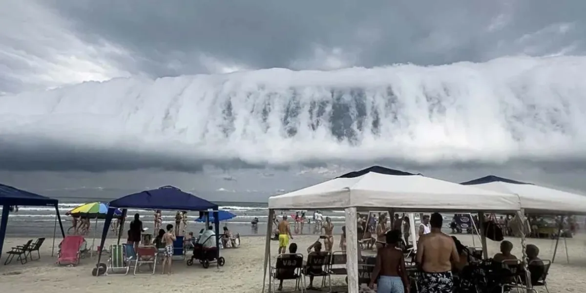 Nube rodante impacta en Brasil