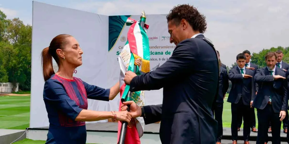  Sheinbaum abandera a la Selección Nacional que participará en la Copa Mundial 2026