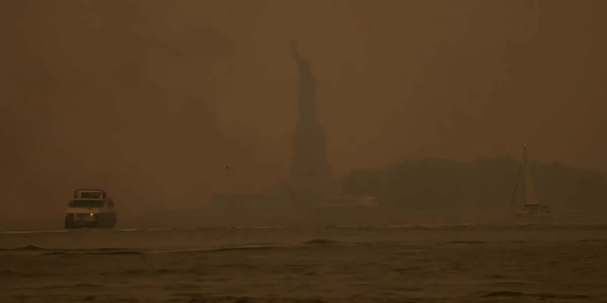 humo de incendios en Canadá cubre Nueva York previo a la final del Mundial 2026