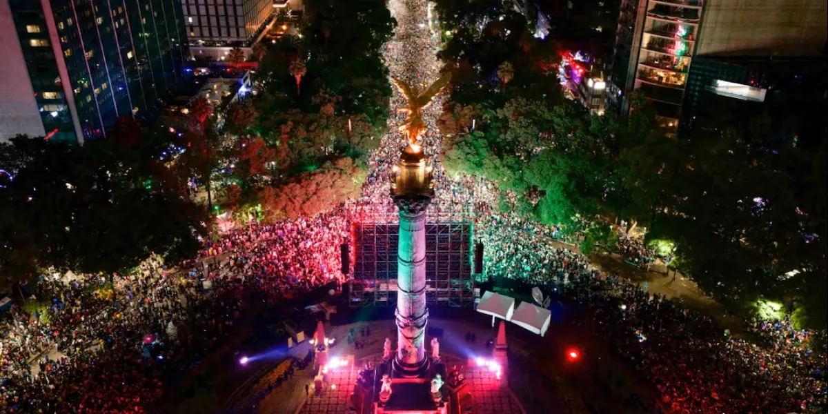 Con drones y filtros, restringen a 25 mil personas el acceso al Ángel por los octavos de final