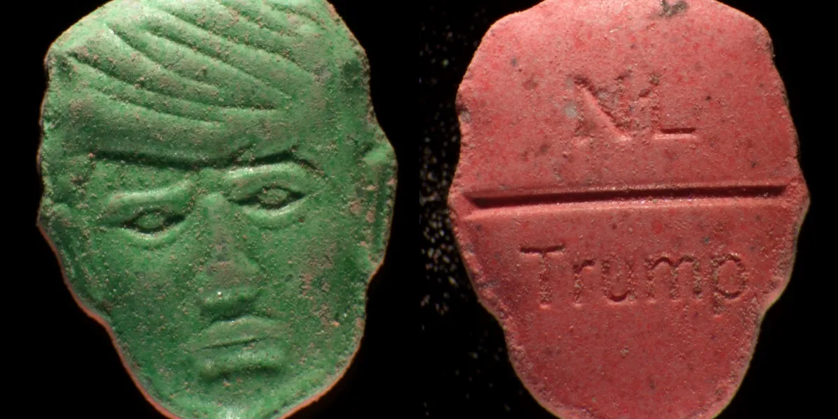 Alerta en Países Bajos por potentes y letales pastillas de éxtasis con figura de Donald Trump