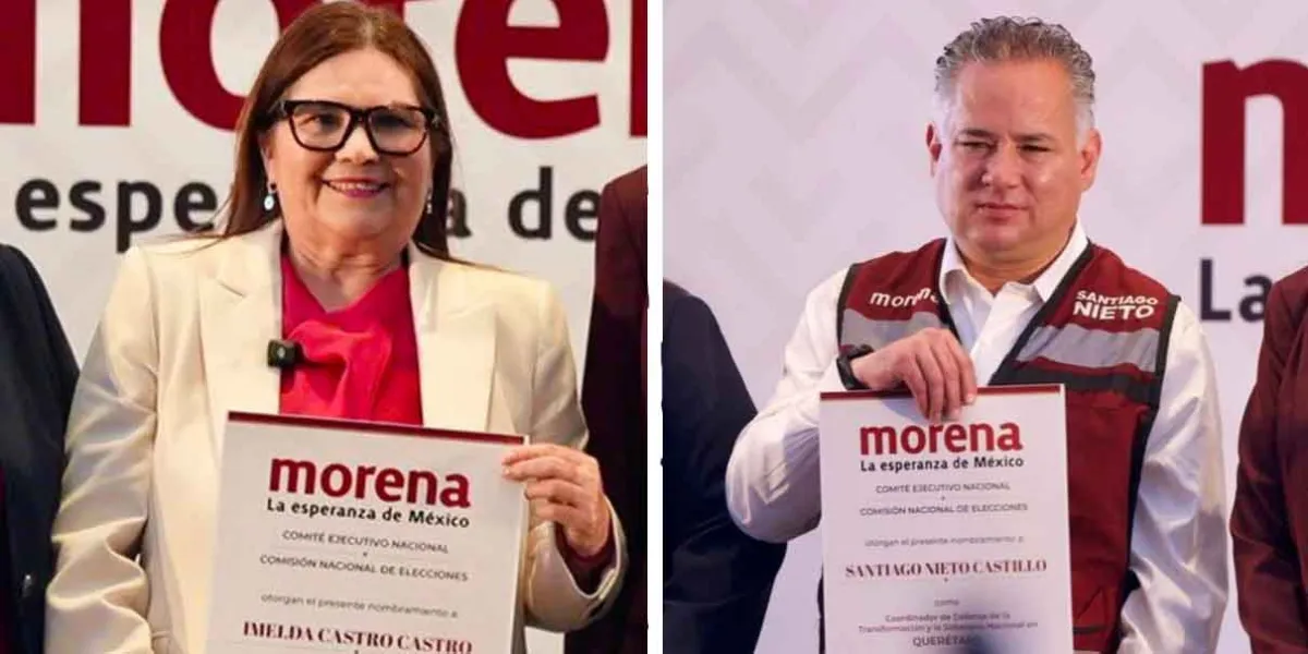 Morena ‘destapa’ a Santiago Nieto e Imelda Castro rumbo a Querétaro y Sinaloa