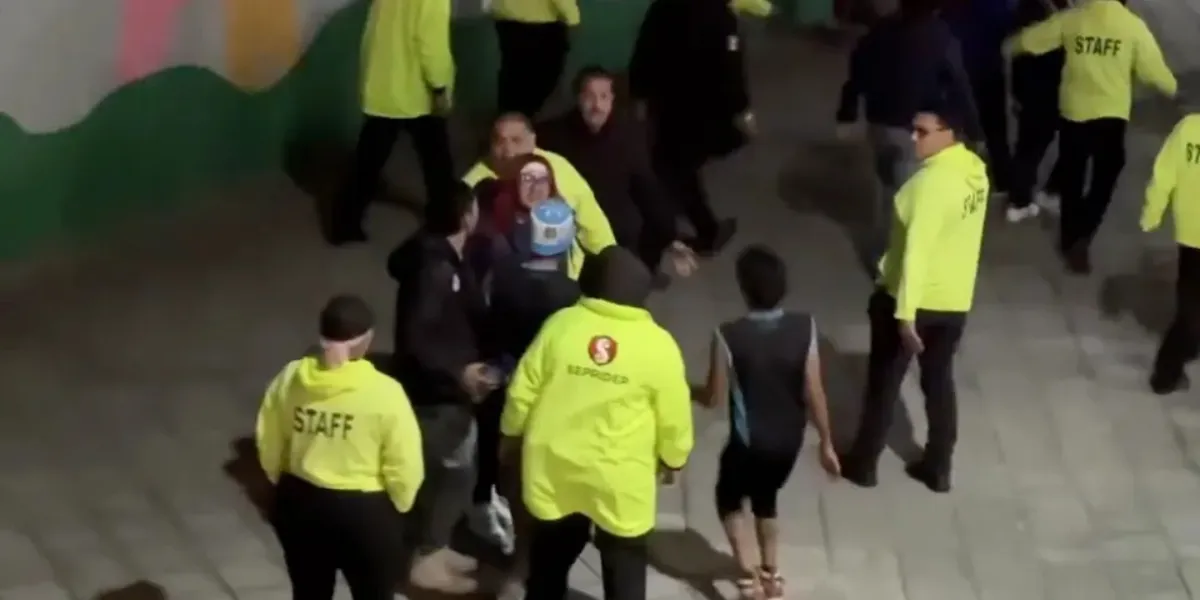 Aficionado del Puebla agredido por seguridad privada en el Estadio Hidalgo