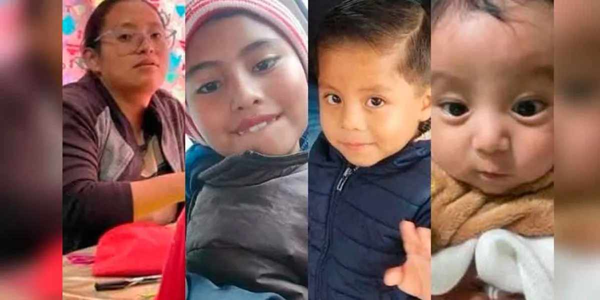 Andrea y sus tres hijos desaparecen en Zacatlán; activan búsqueda