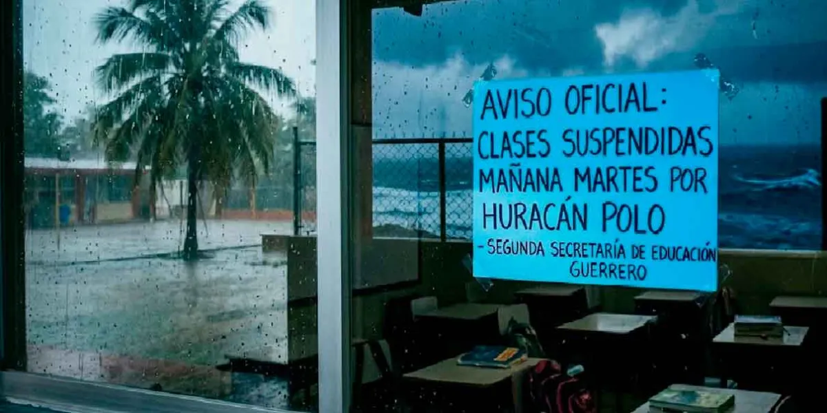 Huracán Polo suspende clases y amenaza con lluvias al Pacífico mexicano