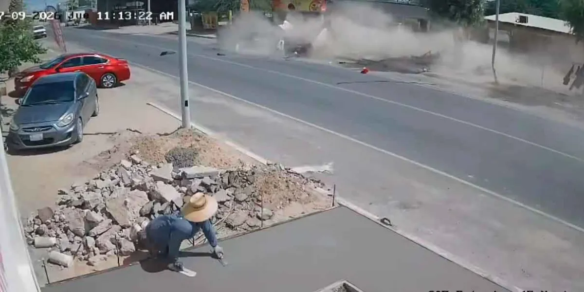 VIDEO muestra fatal accidente en Sonora donde murió un joven; investigan el caso