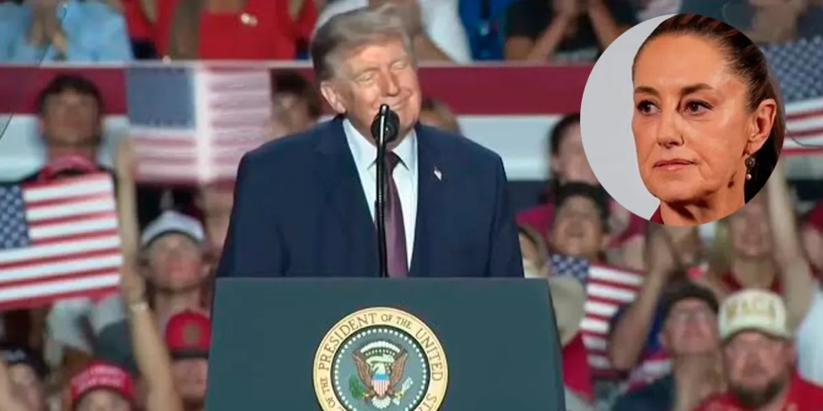 Tiene "la voz más hermosa", Trump elogia a Sheinbaum y y revive polémica por el Golfo de México